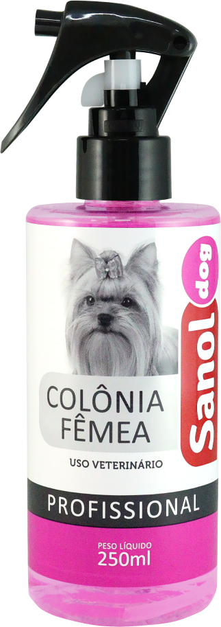 Colônia Sanol Dog Fêmea para Cães e Gatos - 250 mL