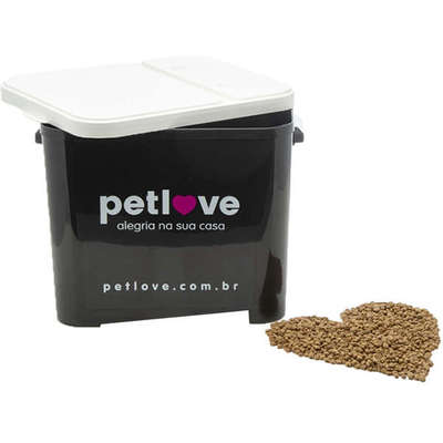 Porta Ração Petlove Preto