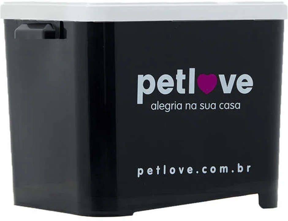 Porta Ração Petlove Preto - 15Kg