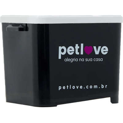 Porta Ração Petlove Preto