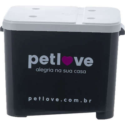 Porta Ração Petlove Preto