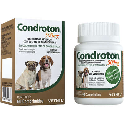 Regenerador Articular Vetnil Condroton 60 Comprimidos