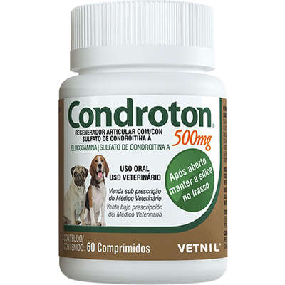 Regenerador Articular Vetnil Condroton 60 Comprimidos