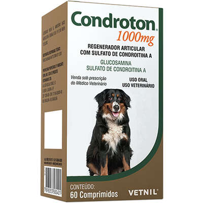 Regenerador Articular Vetnil Condroton 60 Comprimidos