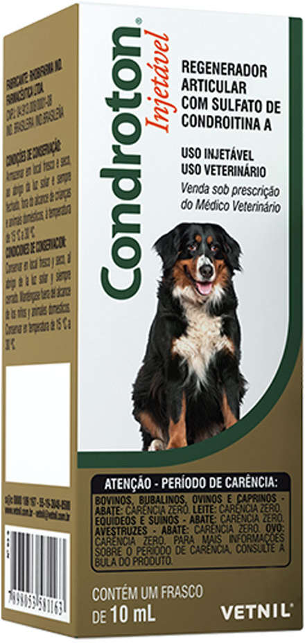 Regenerador Articular Vetnil Condroton Injetável Ampola - 10 mL