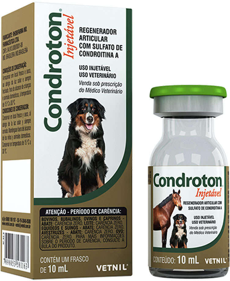 Regenerador Articular Vetnil Condroton Injetável Ampola - 10 mL
