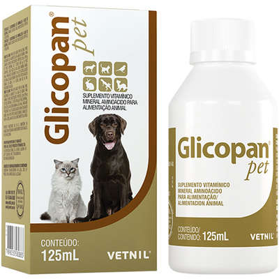 Suplemento Vitamínico Vetnil Glicopan Pet em Gotas