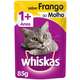 Kit Ração Úmida Whiskas Sachê Frango ao Molho para Gatos Adultos - 20 Unidades