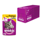 Kit Ração Úmida Whiskas Sachê Frango ao Molho para Gatos Adultos - 20 Unidades