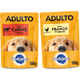 Kit Pedigree Sachê Cães Adultos Carne + Frango - 36 Unidades