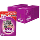 Ração Úmida Whiskas Sachê Carne ao Molho para Gatos Filhotes
