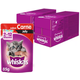 Ração Úmida Whiskas Sachê Carne Jelly para Gatos Filhotes