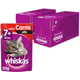Ração Úmida Whiskas Sachê Carne Jelly para Gatos Adultos Sênior 7 + Anos