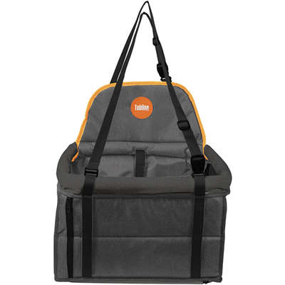 Bolsa de Transporte Tubline Transpet One Preto e Laranja para Cães e Gatos
