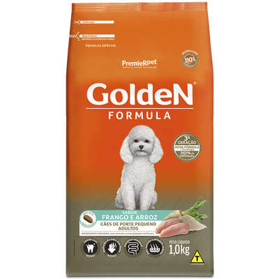 Ração Premier Golden Formula Cães Adultos Frango e Arroz Mini Bits