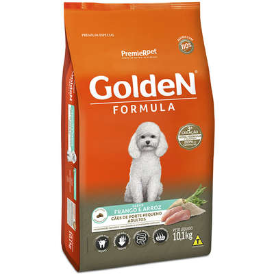 Ração Premier Golden Formula Cães Adultos Frango e Arroz Mini Bits