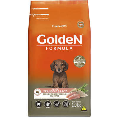 Ração Premier Golden Formula Cães Filhotes Mini Bits Frango e Arroz