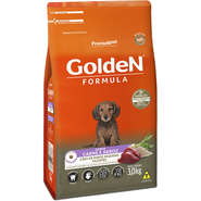 Ração Seca PremieR Pet Golden Formula Carne e Arroz para Cães Filhotes de Raças Pequenas - 3Kg