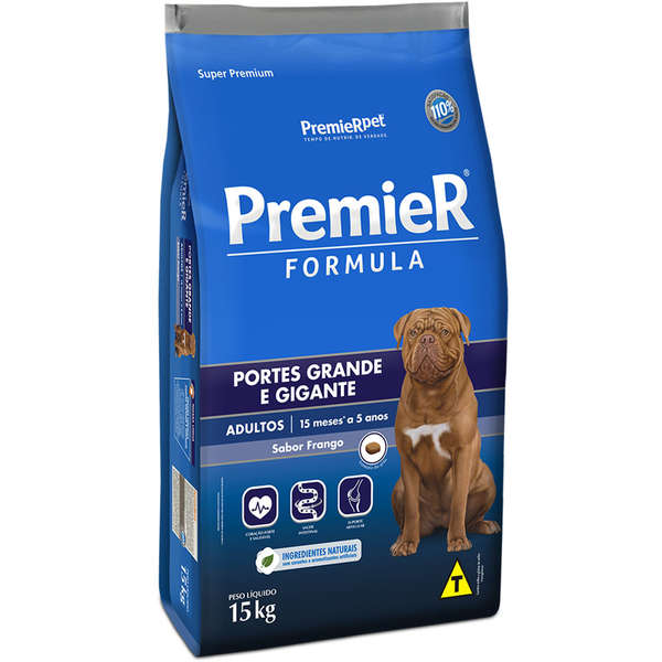 Ração Premier Pet Formula Cães Adultos Raças Grandes e Gigantes Frango Menor preço em Ração Premier Pet Formula Cães Adultos Raças Grandes e Gigantes Frango