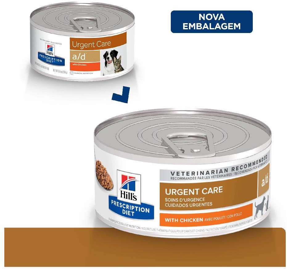 Ração Úmida Prescription Diet a/d Condições Críticas para Cães e Gatos - 156 g