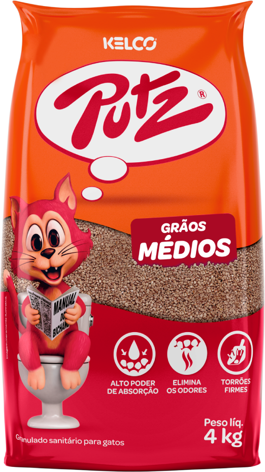 Granulado Sanitário Kelco Putz - 4Kg.
