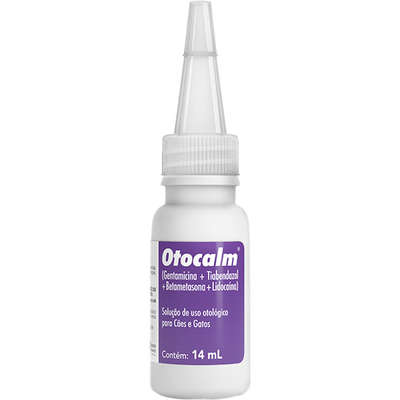 Otocalm Agener União Solução Otológico para Cães e Gatos