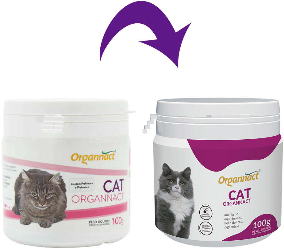 Organnact Cat Probiótico - 100gr