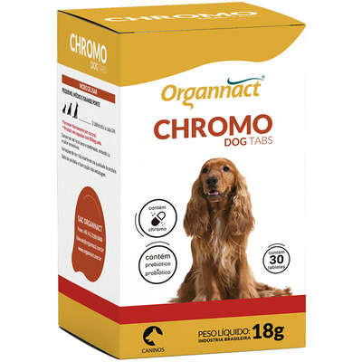 Suplemento Alimentar Organnact Cromo Dog Tabs
