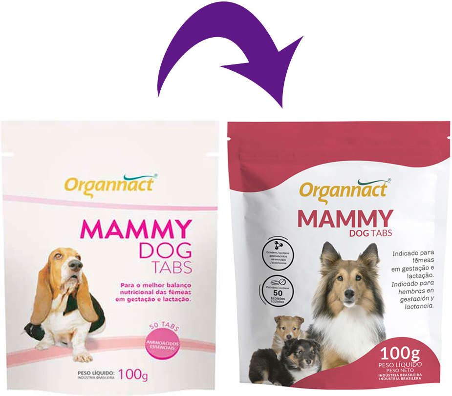 Suplemento Alimentar Organnact Mammy Dog Tabs - 100 g
