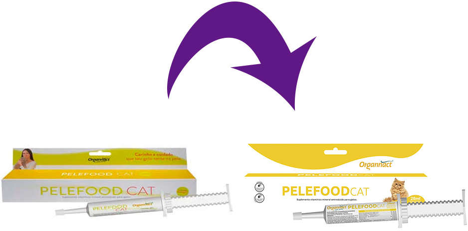 Suplemento Organnact PeleFood Cat - 28 mL
