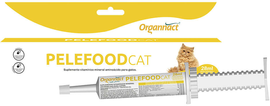 Suplemento Organnact PeleFood Cat - 28 mL