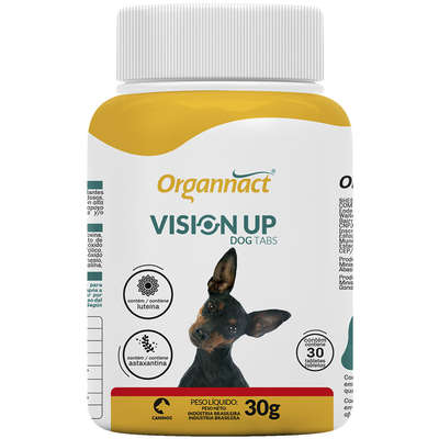 Suplemento Vitamínico Mineral Aminoácido Organnact Vision Up Dog Tabs
