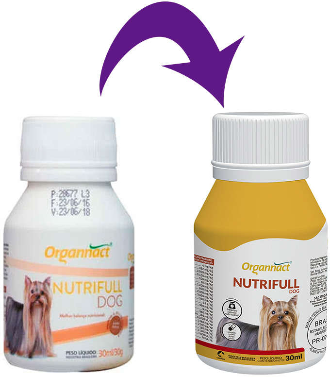 Suplemento Vitamínico Organnact Nutrifull Pet Frasco - 30 mL