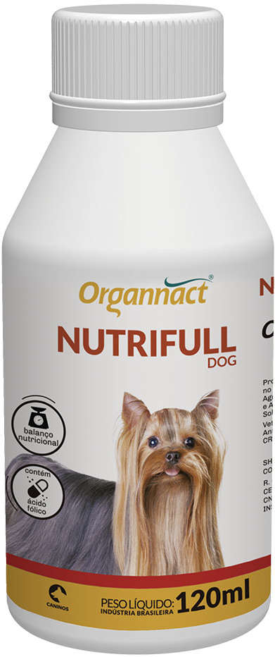 Suplemento Vitamínico Organnact Nutrifull Pet Frasco - 120 mL