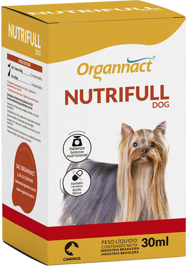 Suplemento Vitamínico Organnact Nutrifull Pet Frasco - 30 mL
