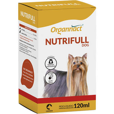 Suplemento Vitamínico Organnact Nutrifull Pet Frasco