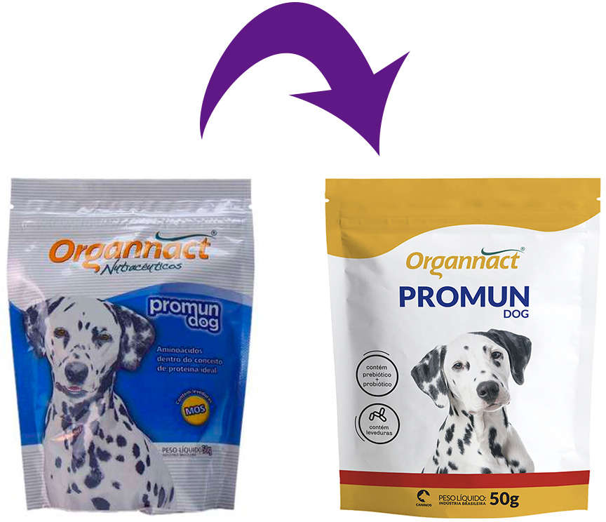 Suplemento Vitamínico Organnact Promum Dog - 50 g