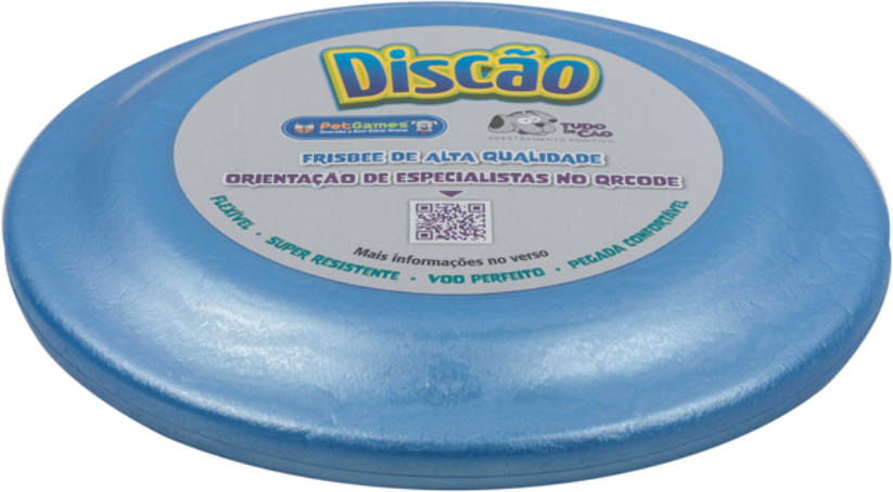 Brinquedo Frisbee Discão Azul - Tam. Único