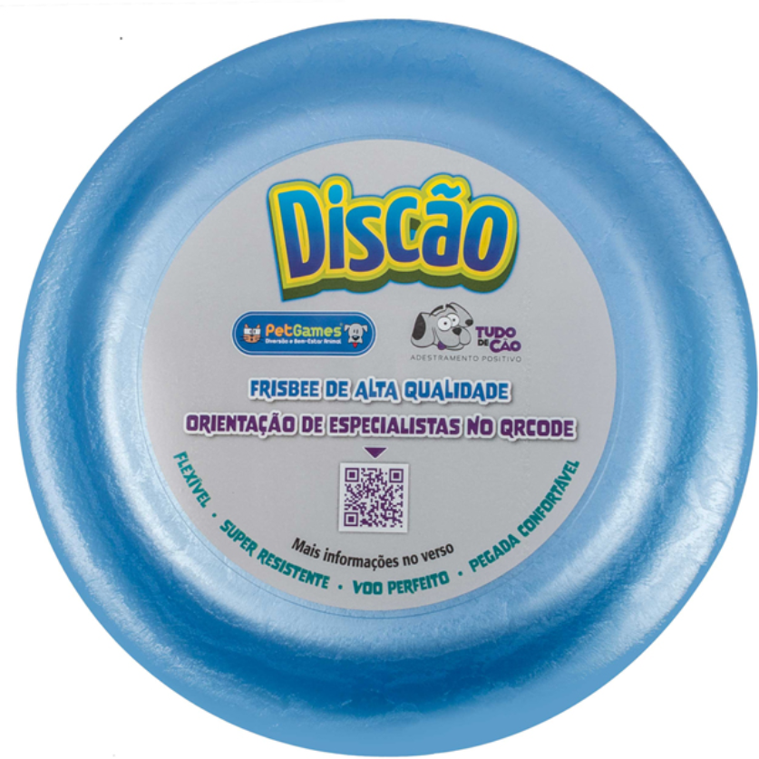 Brinquedo Frisbee Discão Azul - Tam. Único