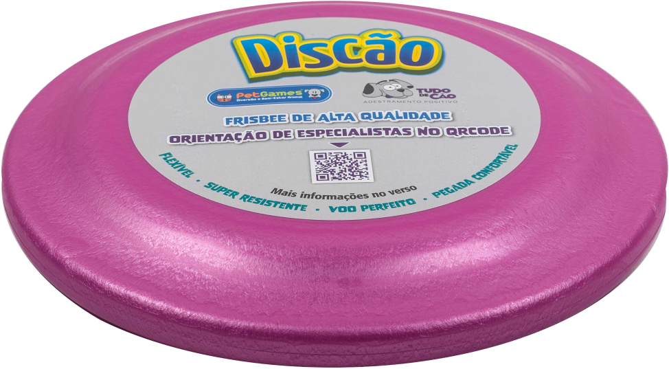Brinquedo Frisbee Discão Pink - Tam. Único