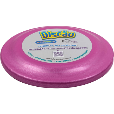 Brinquedo Frisbee Discão Pink