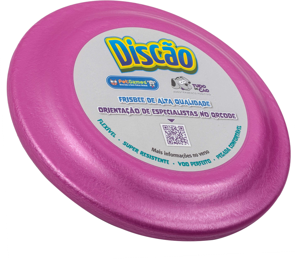 Brinquedo Frisbee Discão Pink - Tam. Único