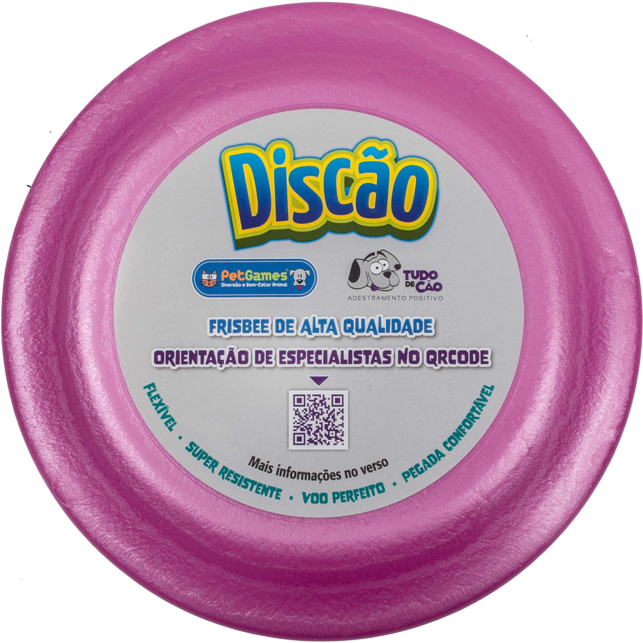 Brinquedo Frisbee Discão Pink - Tam. Único