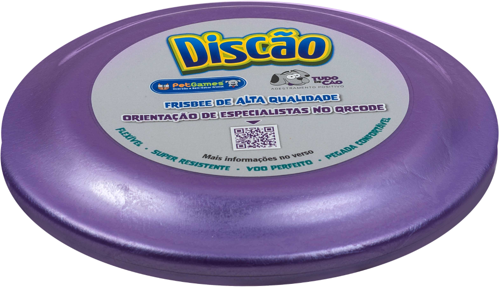 Brinquedo Frisbee Discão Roxo - Tam. Único