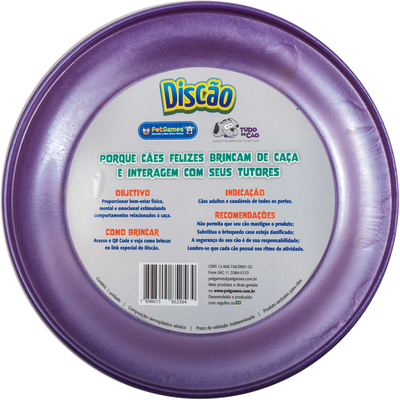 Brinquedo Frisbee Discão Roxo