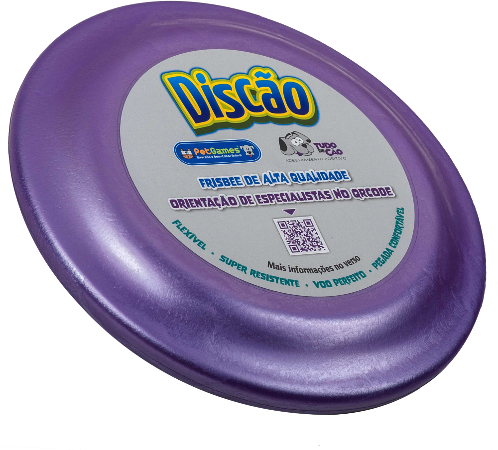 Brinquedo Frisbee Discão Roxo - Tam. Único