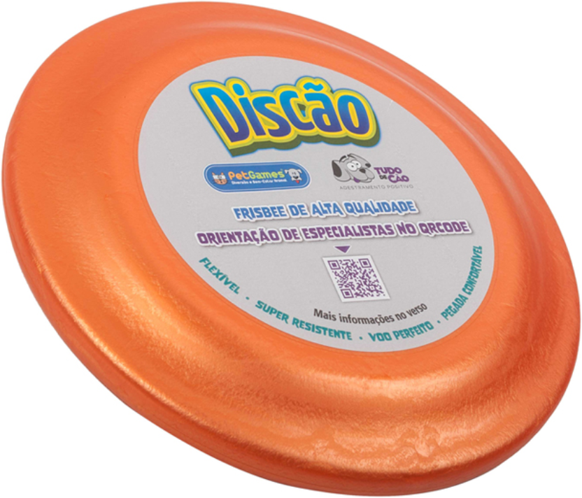 Brinquedo Frisbee Discão Laranja - Tam. Único