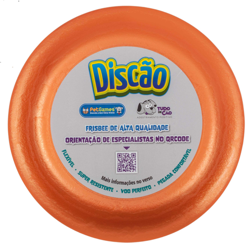 Brinquedo Frisbee Discão Laranja - Tam. Único
