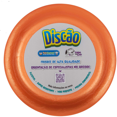 Brinquedo Frisbee Discão Laranja