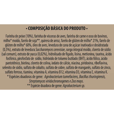 Ração Seca Chanin Natural Peixe para Gatos Adultos